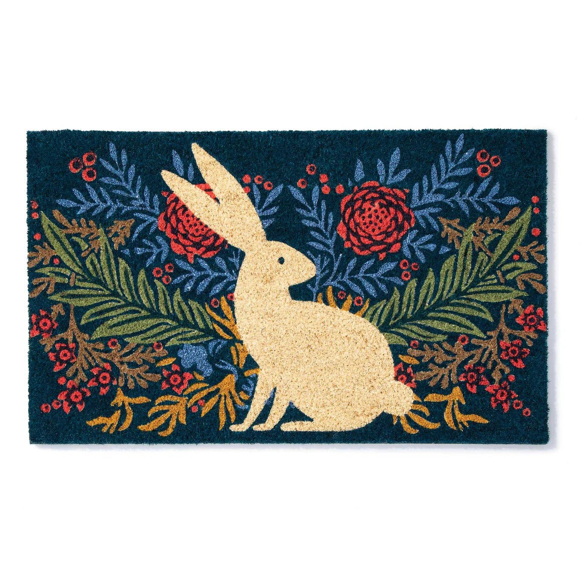 Floral Hare Doormat