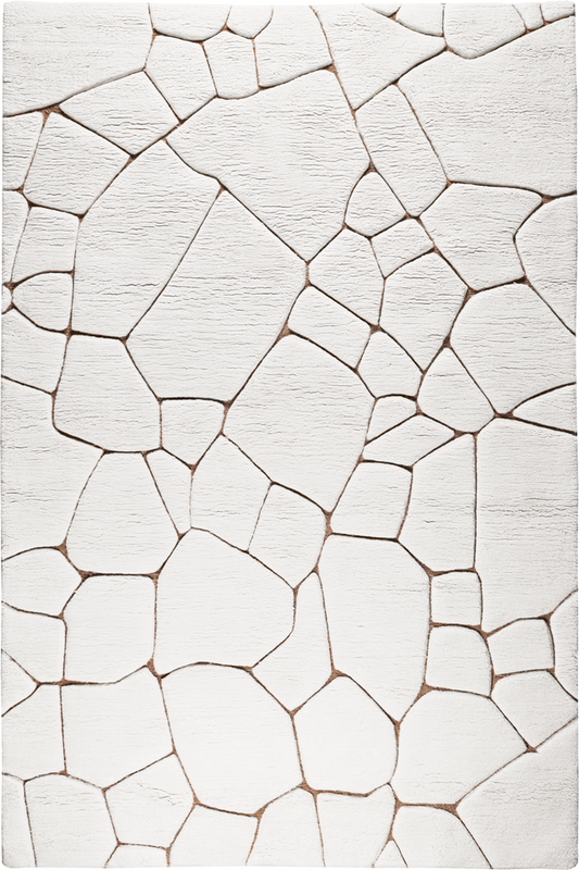 Handcrafted Beige & Clay Blocks Design